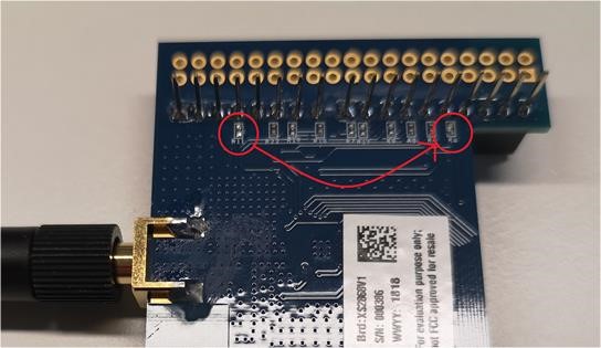 Resistor soldering to R6